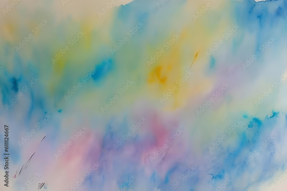 Aufkleber abstract background with soft, organic forms and a subtle interplay of pastel hues, creating a sooth
