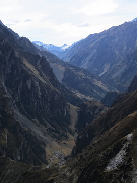 landscape in the caucasus mountains