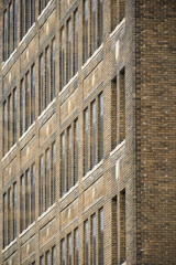 brick wall city building