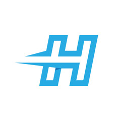 Initial letter H logo design vector