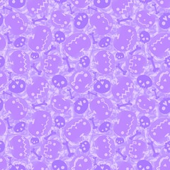 Halloween seamless pumpkins pattern for fabrics and wrapping paper and clothes print