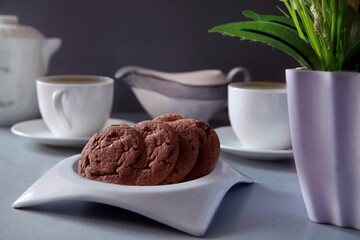 Chocolate Chip Cookies on a plate