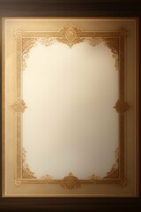 old frame on wood, Generative AI