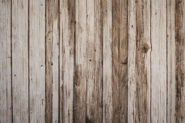 Naklejka premium Vector background. Light shabby wood, stripes, panels.
