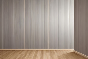 Mockup wall in minimalist design, interior design Generative AI