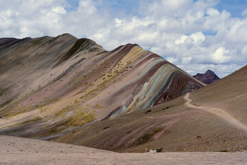 Fototapeta na wymiar landscape, mountain seven colors peru