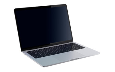 laptop isolated on transparent background