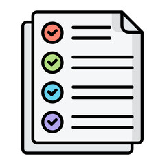 Requirements Line Color Icon