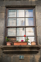 Fototapeta na wymiar Window in Downtown, grand canary island, spain