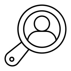 Recruitment Outline Icon