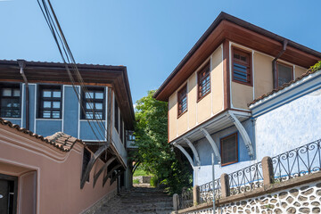 The old town of city of Plovdiv, Bulgaria