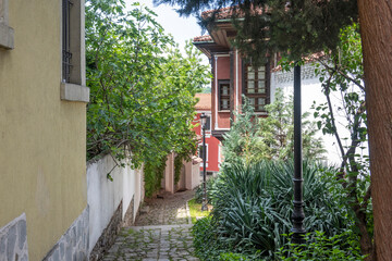 The old town of city of Plovdiv, Bulgaria