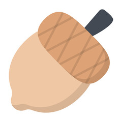 Nut Flat Icon