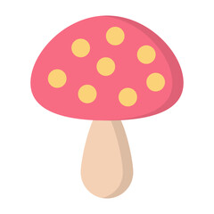 Mushroom Flat Icon