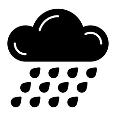 Rain Glyph Icon