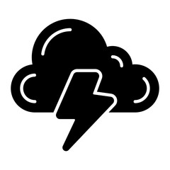 Storm Glyph Icon