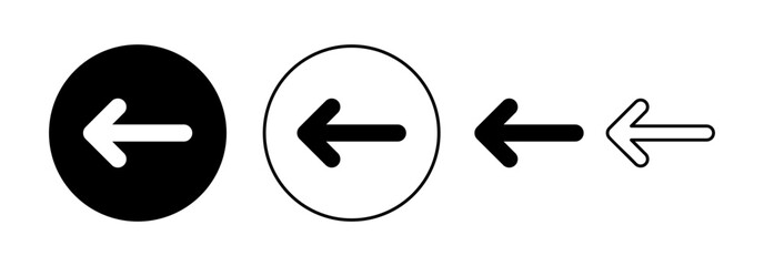 Arrow icon vector for web and mobile app. Arrow sign and symbol for web design.