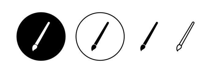 Paint icon vector for web and mobile app. paint brush sign and symbol. paint roller icon vector