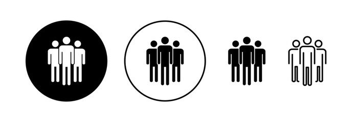 People icon vector for web and mobile app. person sign and symbol. User Icon vector