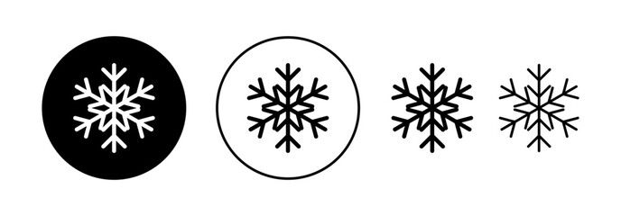 Snow icon vector for web and mobile app. snowflake sign and symbol