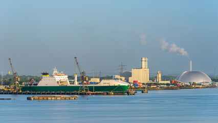 Fototapeta premium Mayflower Cruise Terminal and Docks in Southampton, Hampshire, England