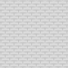 Ceramic brick tile wall. Vector illustration. Stock image.