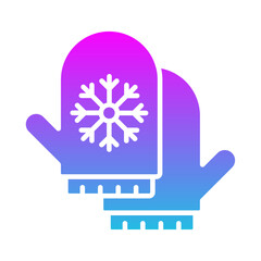 Winter Gloves Icon