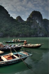boats on Halong Bay, Vietnam