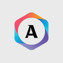 A logo Colorful Vector Design. Icon Concept. Abstract modern