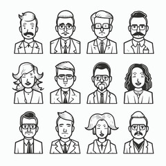 Character Illustration Related Projects to Stretch Your Creativity. Business People Character Illustration 