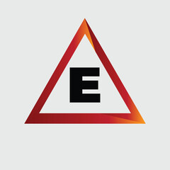 E logo Colorful Vector Design. Icon Concept. Abstract modern