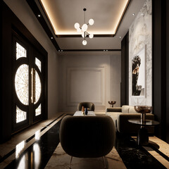 3D Rendering Guset Room Design