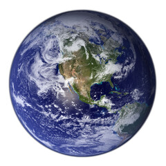 Globe earth on transparent background png