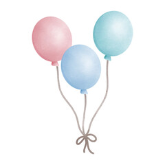 Pastel balloons