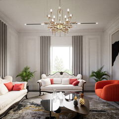3D Rendering Guset Room Design