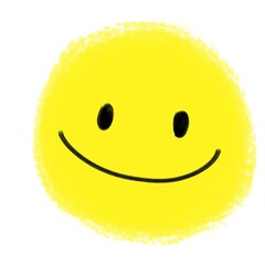 happy smiley face yellow