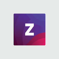 Z logo Colorful Vector Design. Icon Concept. Abstract modern