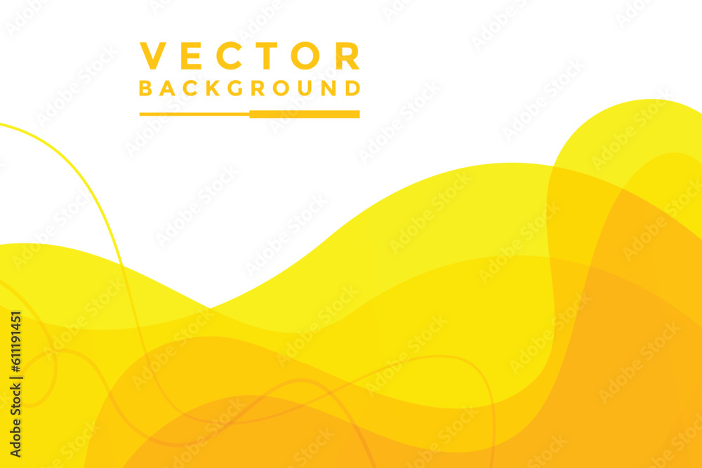 Poster yellow background vector illustration lighting effect graphic for text and message board design info