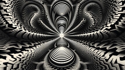 A Visual Journey Through Illusion: Exploring Perspective, Symmetry, and Optical Tricks