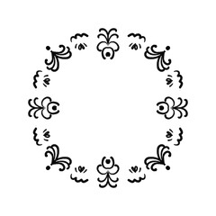 Vintage frame.Calligraphic design elements . Decorative swirls or scrolls.