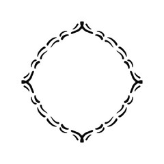 Vintage frame.Calligraphic design elements . Decorative swirls or scrolls.