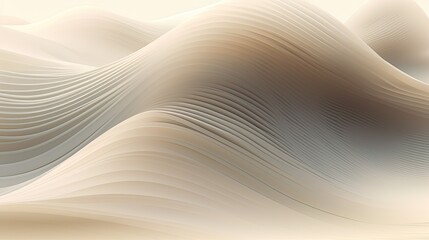 0852. Light Gray and Beige Digital Wave Background. Generative AI