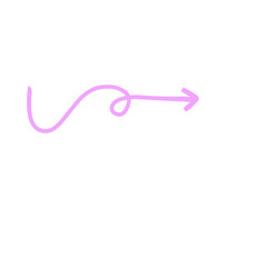 swirly arrow line icon