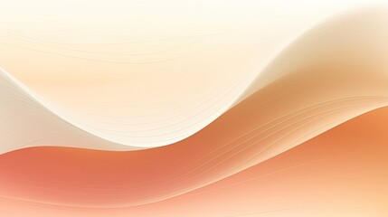 1075. Peach and Ivory Digital Wave Background. Generative AI