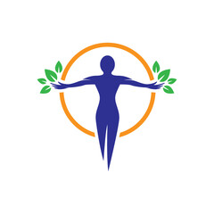 Wellness logo images design