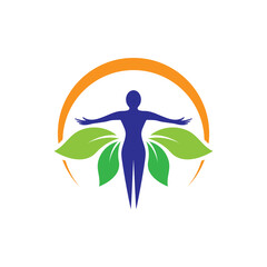 Wellness logo images design