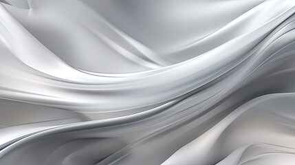 1163. Silver Elegance Digital Wave Background. Generative AI