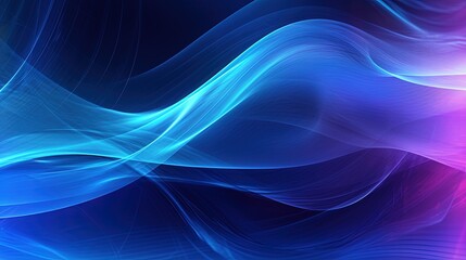 1210. Vibrant Blue Digital Wave Background. Generative AI