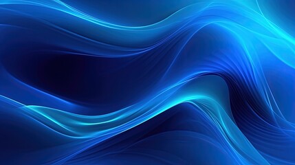 1212. Vibrant Blue Digital Wave Background. Generative AI