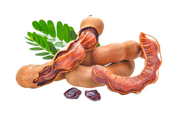 Tamarind isolated on transparent png